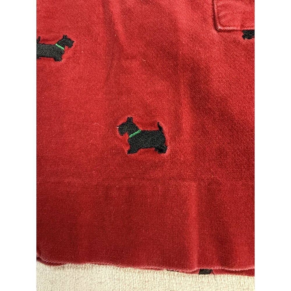 Vintage Lilly Pulitzer Dress Girls Size 5 Red Scotty Dog Pattern - Picture 3 of 9